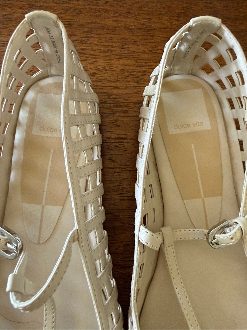 Dolce Vita RAINS - Ankle strap ballet pumps - ivory - Picture 8 of 9